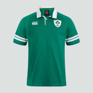 Maglia da Rugby per La Casa della Coppa del Mondo Irlandese 2021 Maglia da Calcio Traspirante Verde da Trasferta Irlanda Polo Maglietta da Tifoso Maglia da Rugby 